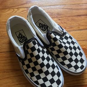 Checkerboard Vans Slip-on Sneaker Sz 5.5